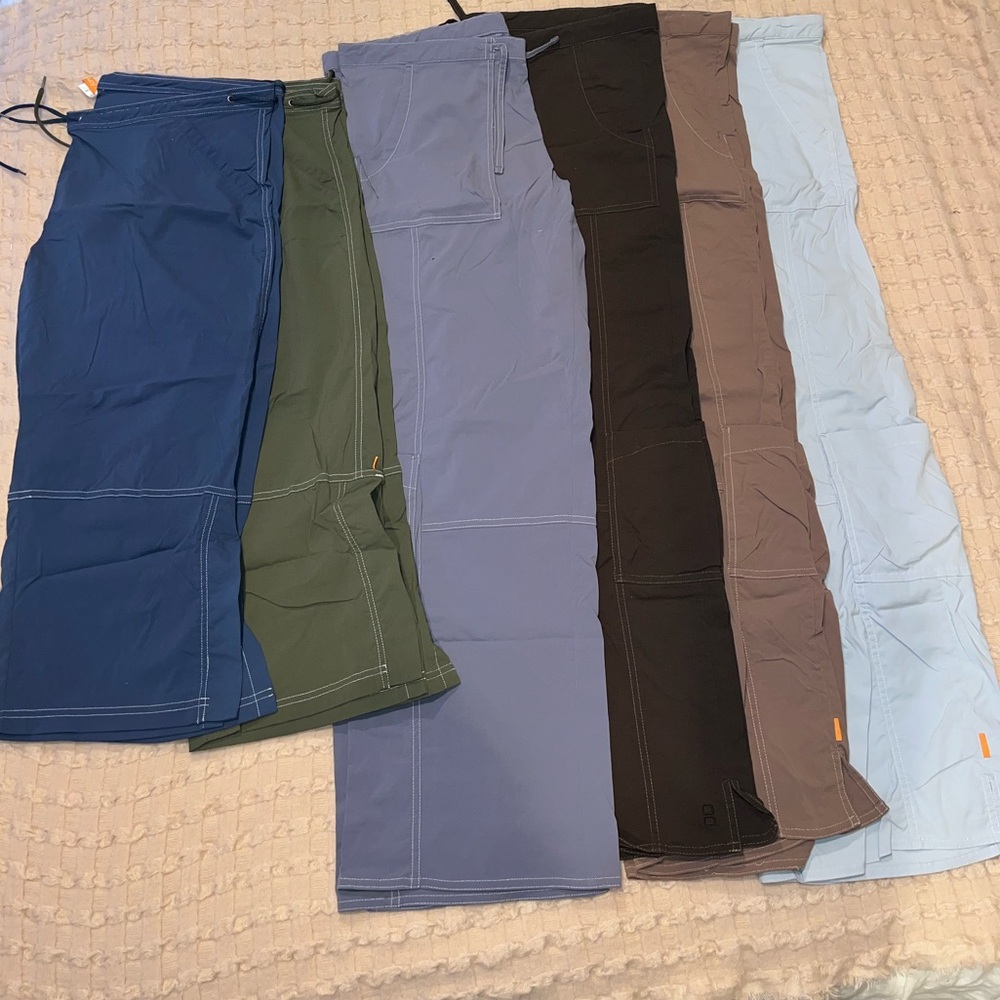 Assortment of Lucy’s nylon spandex cargo pants/capris